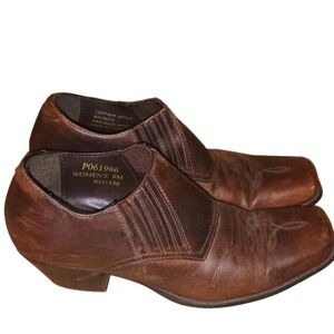 Durango Women’s Leather Western Ankle Boots Brown Size‎ 8M RD3530 Cowboy...